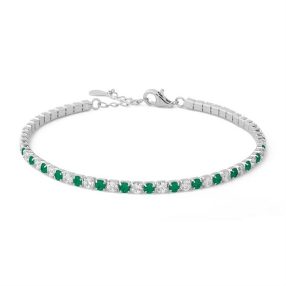 Bracciale Donna Ti Sento Rigido con Zirconi 23010ZI